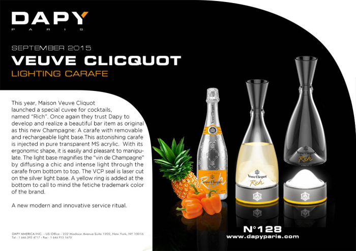Veuve Cliquot - Lighting carafe